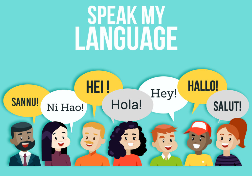 a variety of people saying hello in different languages for translation